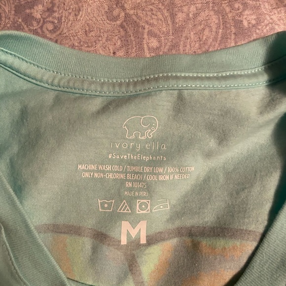 Short Sleeve Ivory Ella Tee - Picture 3 of 3